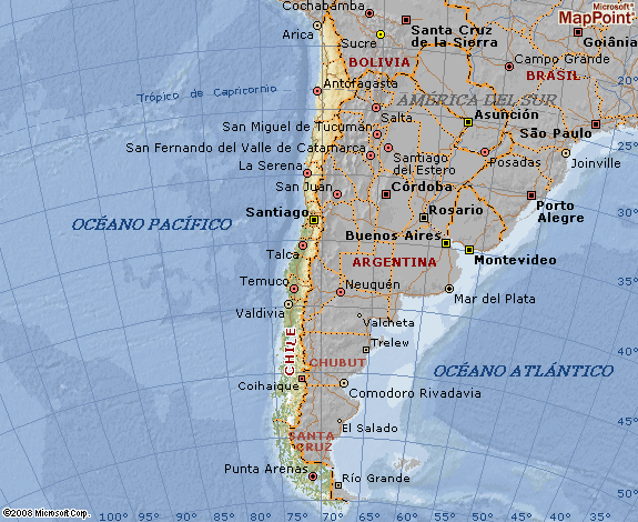 (A) Mapa de Brasil destacado en rojo la ciudad de Dom
Pedrito. 