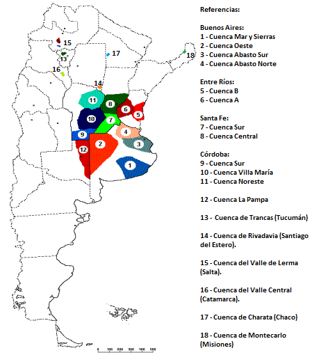 Cuencas lecheras de
Argentina