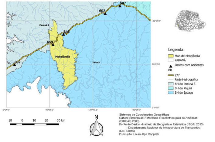 Figura
1 - Mapa de ubicación de la región